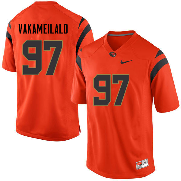 Men Oregon State Beavers #97 Kalani Vakameilalo College Football Jerseys Sale-Orange